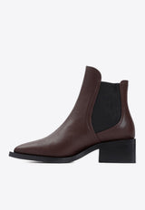 Feminine Buckle Chelsea Boots