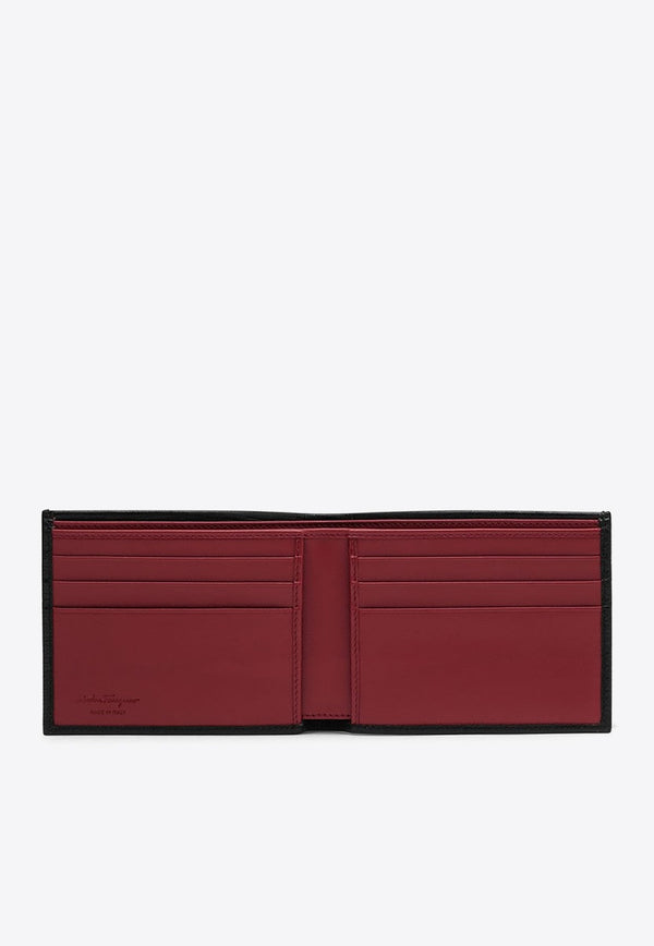 Gancini Bi-Fold Wallet in Leather
