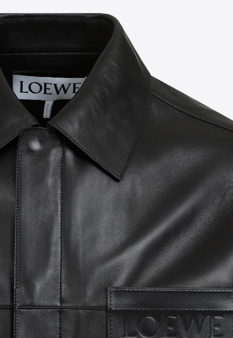 Anagram Leather Overshirt