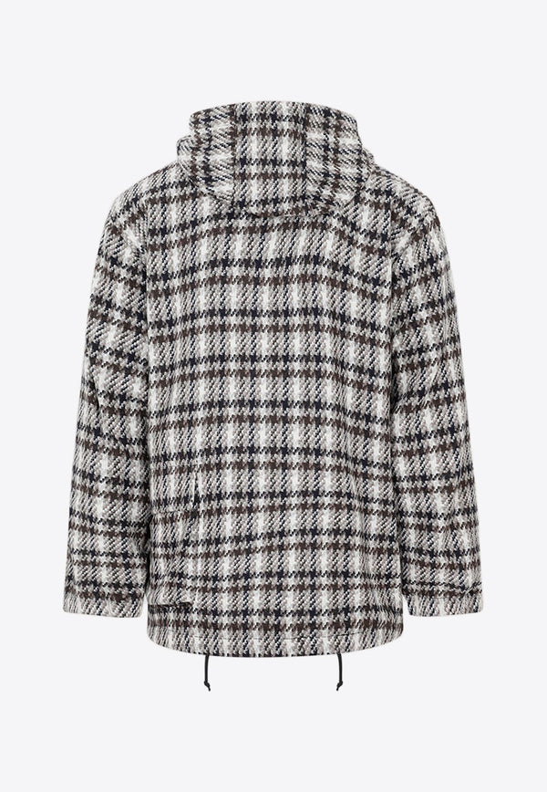 Houndstooth Check Jacket