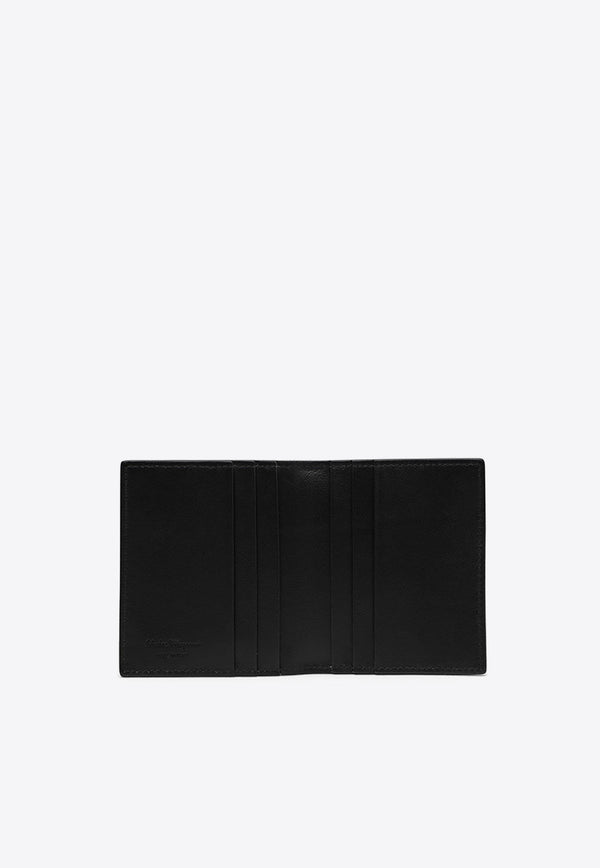 Gancini Leather Bi-Fold Cardholder