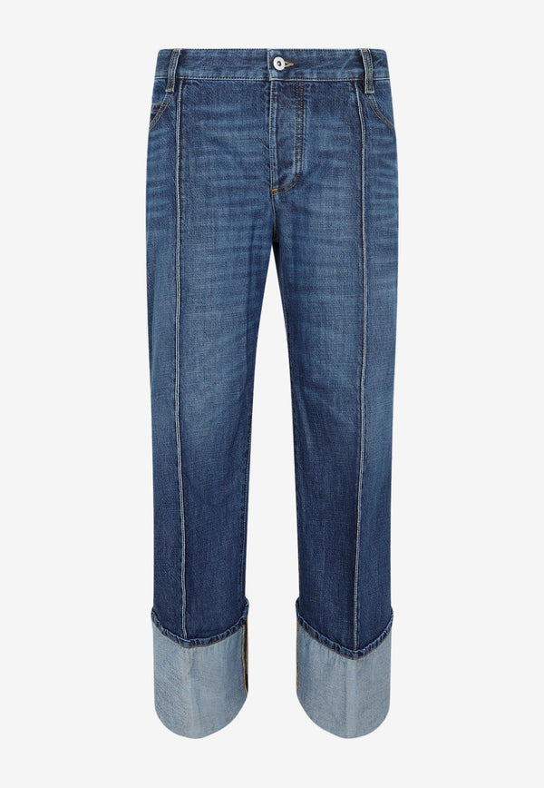 Cropped Straight Jeans