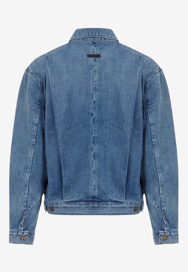 8th Zip-Up Denim Jacket