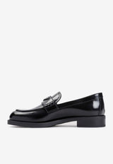 Logo Leather Loafers