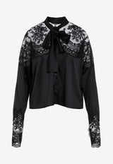 Lace Long-Sleeved Shirt