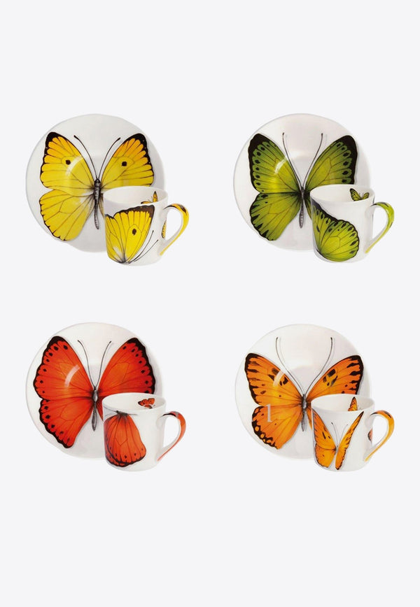 Freedom Espresso Cup and Saucer - Set of 4