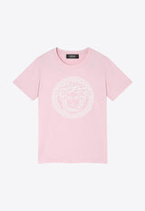 Girls Medusa-Print Crewneck T-shirt