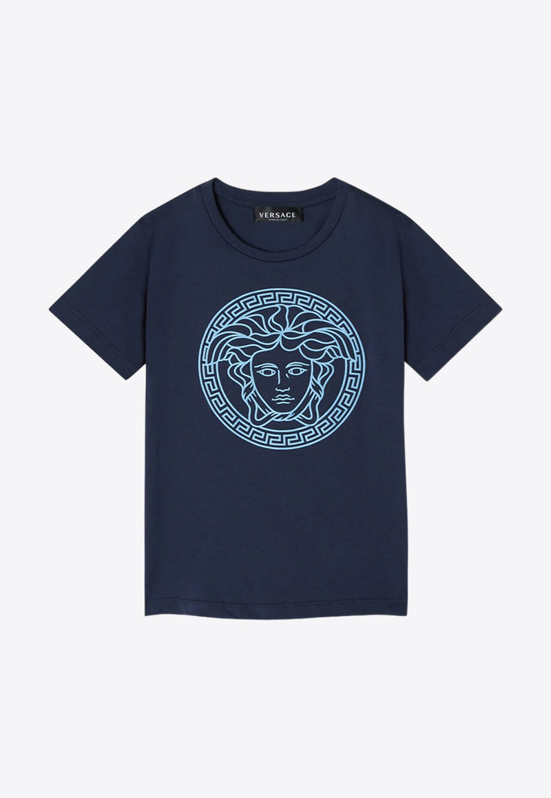 Girls Medusa-Print Crewneck T-shirt