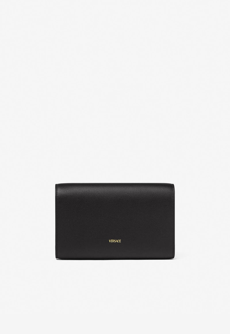 La Medusa Calf Leather Clutch