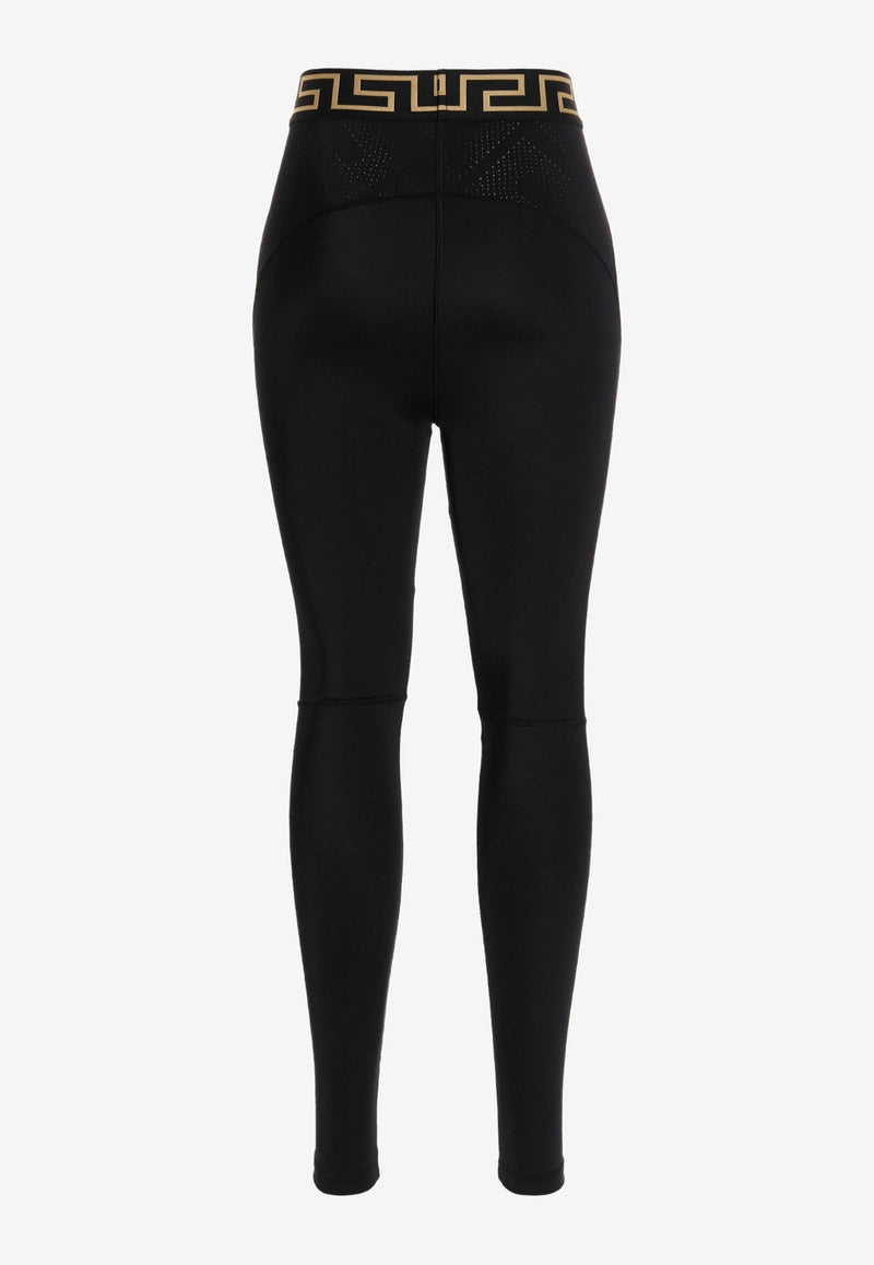 Medusa Greca High-Waist Leggings