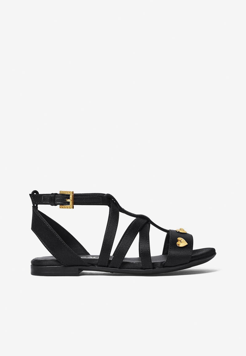 Girls Heart Medusa Sandals