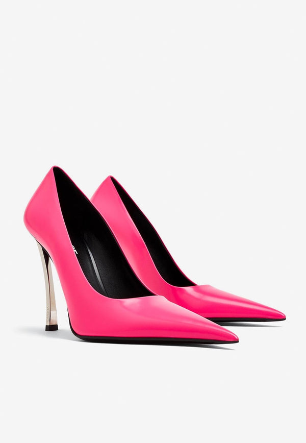 110 Pointed Leather Pumps