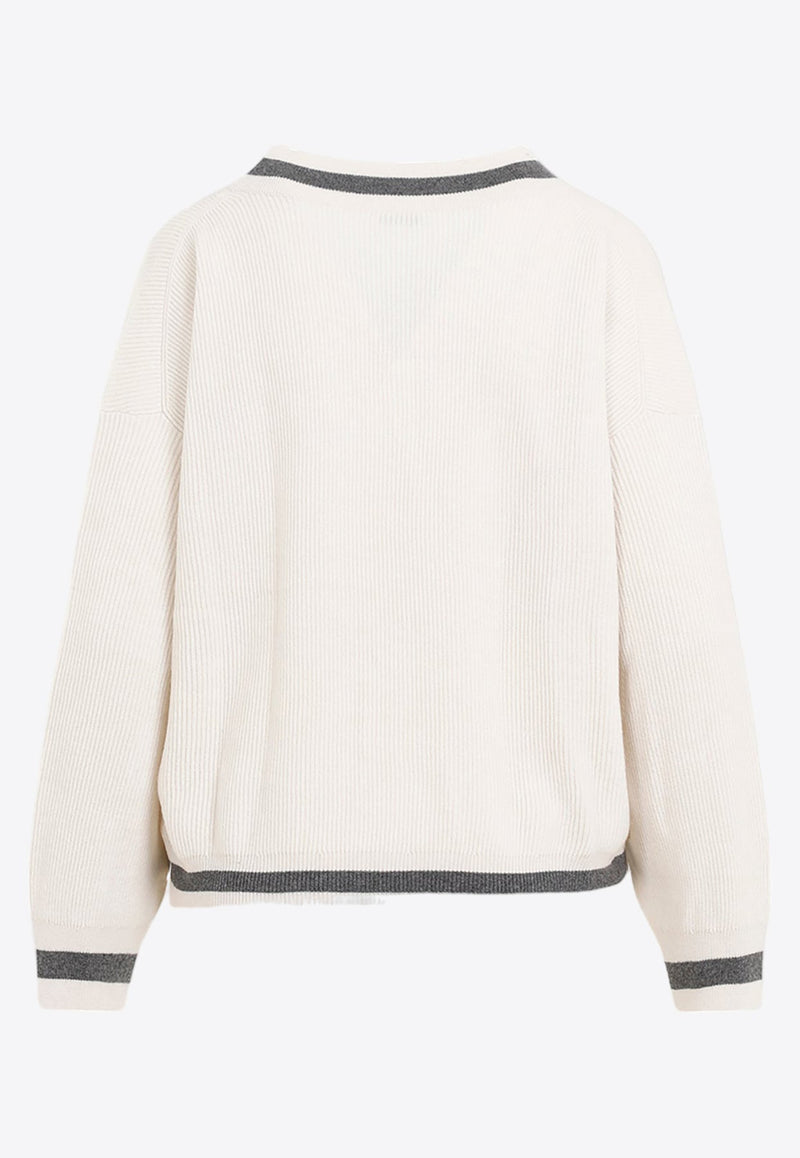 V-neck Cashmere Sweater