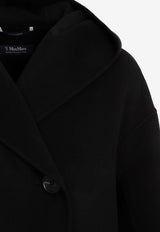 Favola Hoodie Coat in Virgin Wool