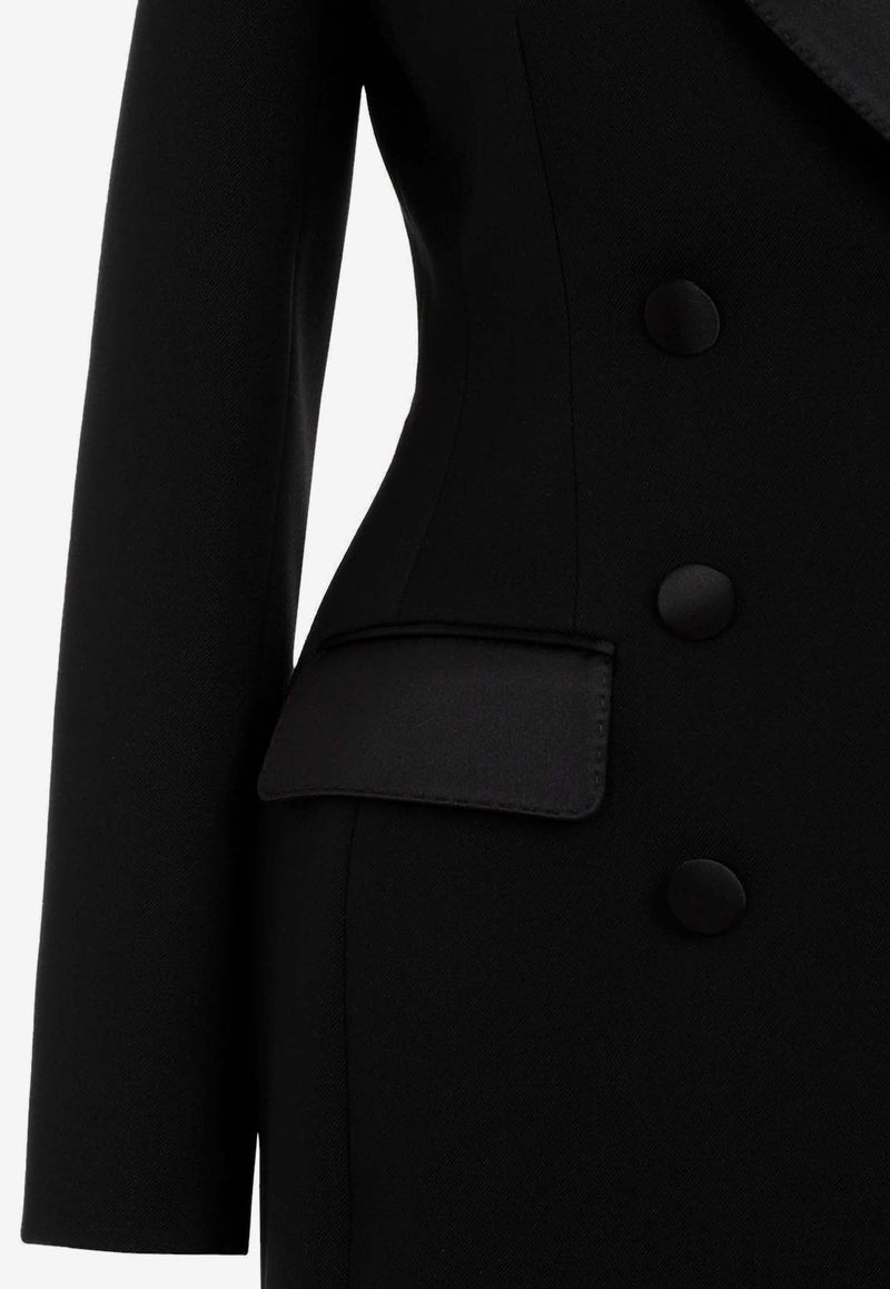 Double-Breasted Tuxedo Jacket