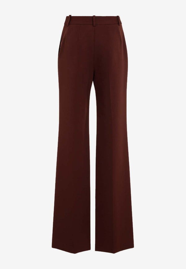 Flared Pleated Pants