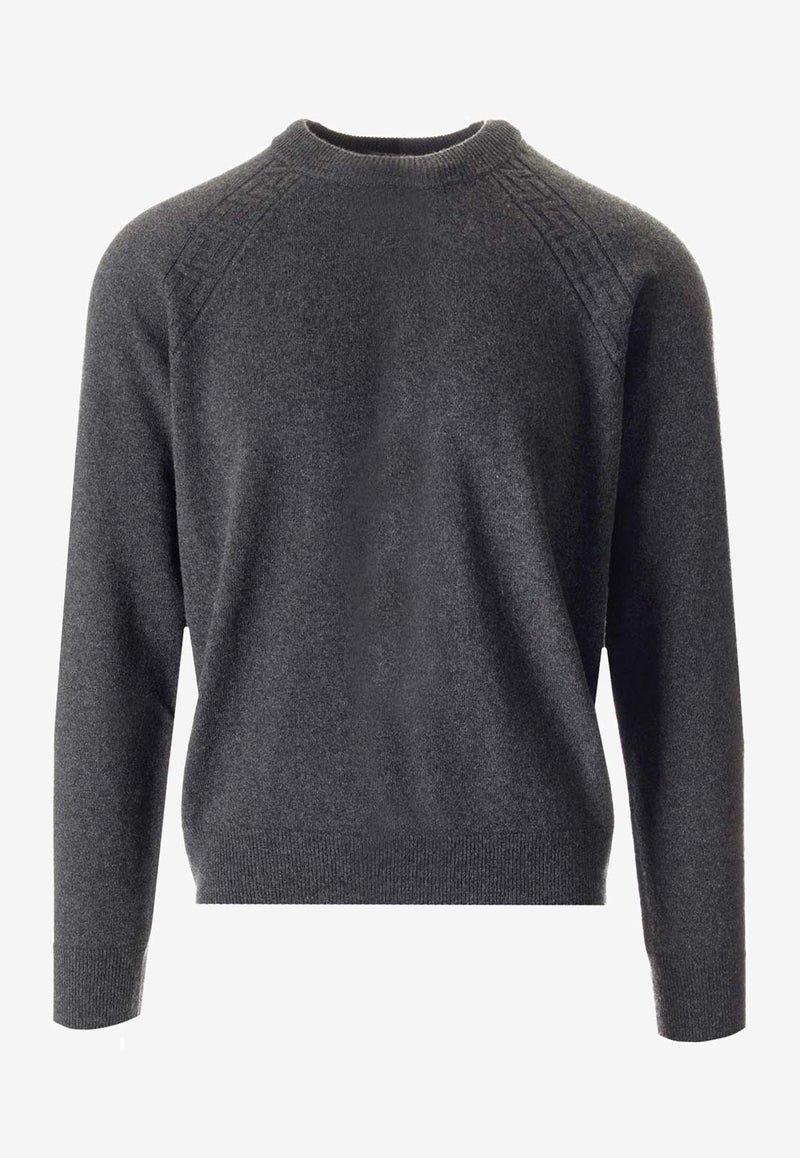 Greca Cashmere Knit Sweater