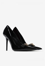 Gianni 120 Ribbon Pumps in Patent Leather
