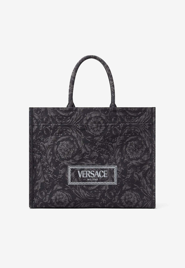 Large Barocco Athena Jacquard Tote Bag