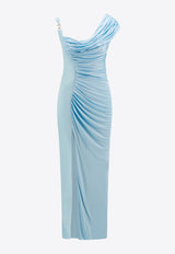 Medusa Draped Maxi Dress