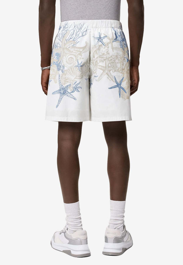 Barocco Sea Print Shorts