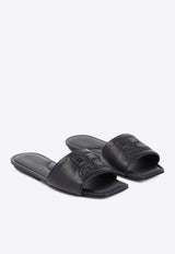 AC Leather Slides