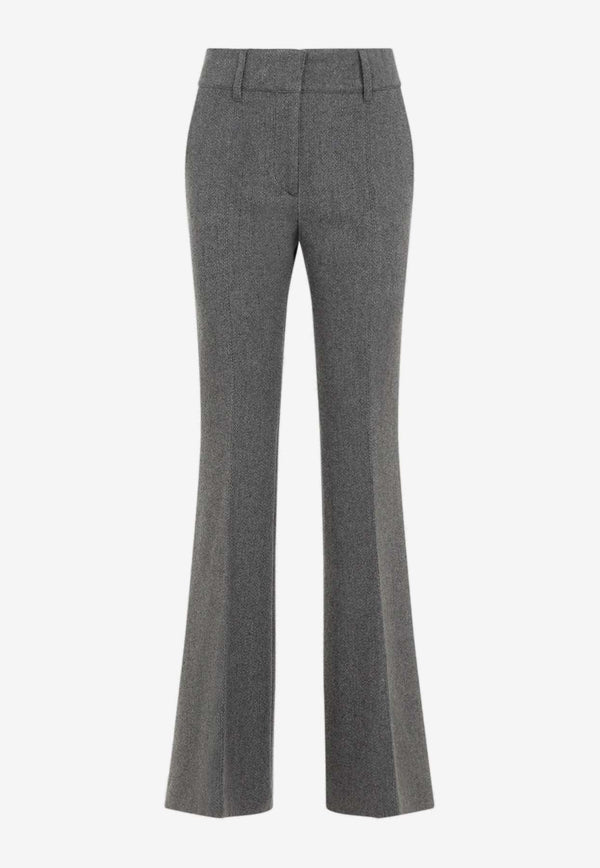 Rhein Flared Pants in Wool and Cashmere