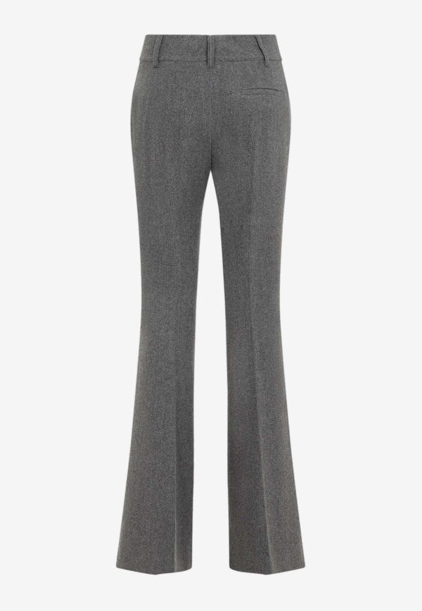 Rhein Flared Pants in Wool and Cashmere