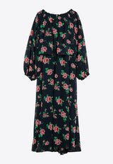 Off-Shoulder Floral Maxi Dress