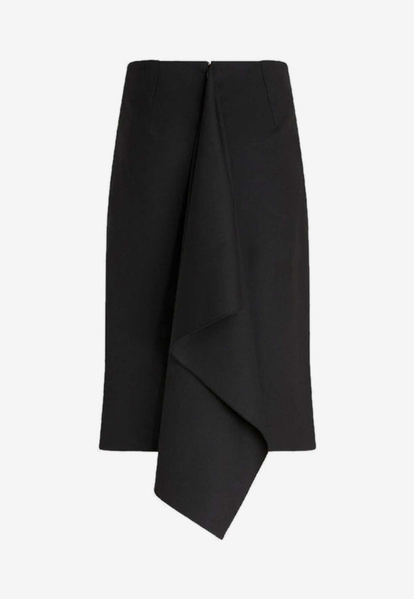 Asymmetric Midi Skirt