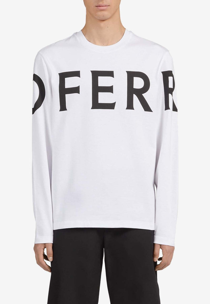 Logo-Printed Long-Sleeved T-shirt