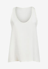 Silk Sleeveless Top