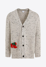 Linen and Wool Knitted Cardigan