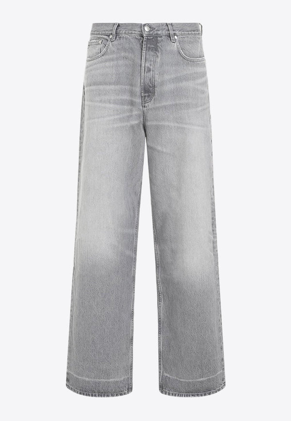 Washed-Out Distressed Jeans