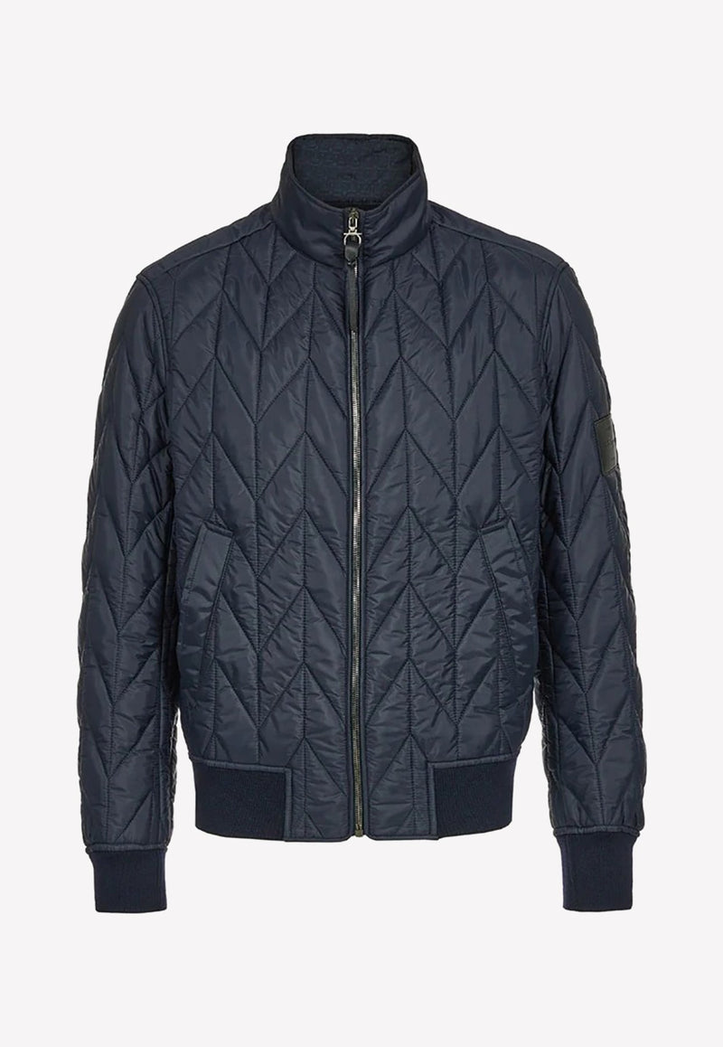 Quilted Bomber Jacket