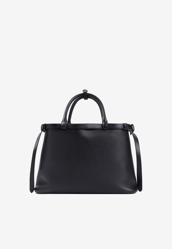 Medium Leather Top Handle Bag