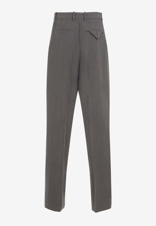 Pleated Wool Pants