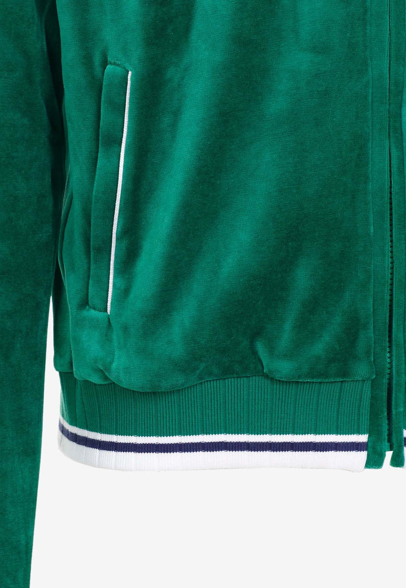 Logo Velour Track Jacket