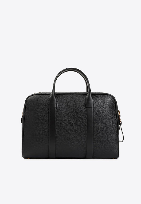 Buckley Grained leather Briefcase