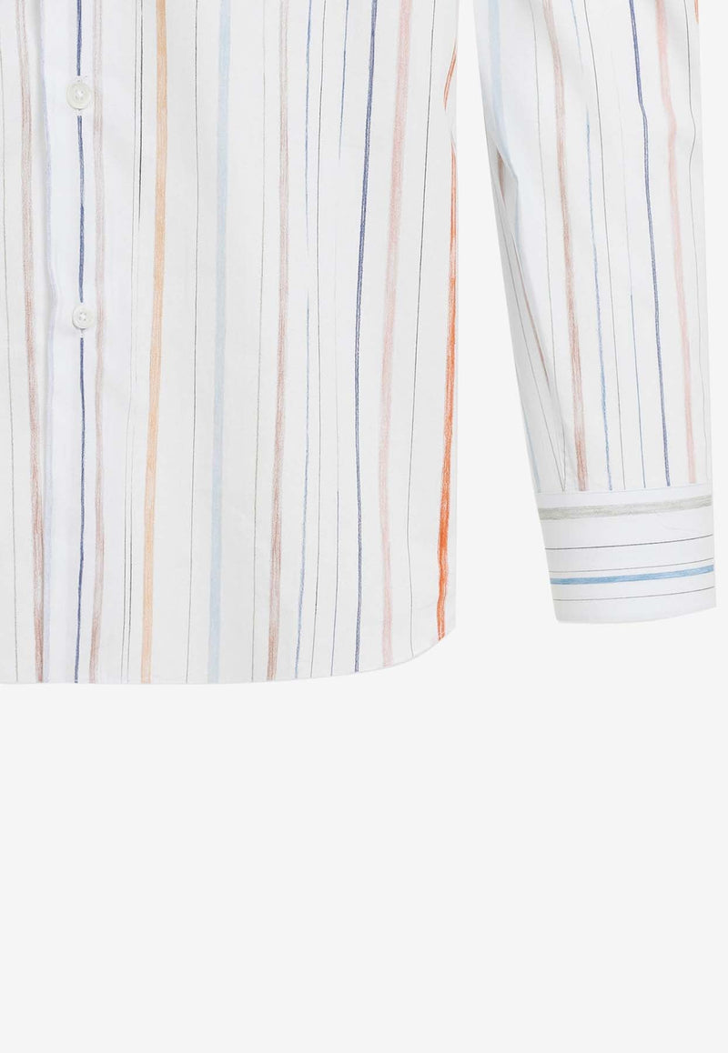 Striped Long-Sleeved Shirt