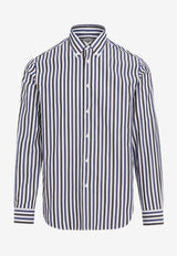 Striped Long-Sleeved Shirt