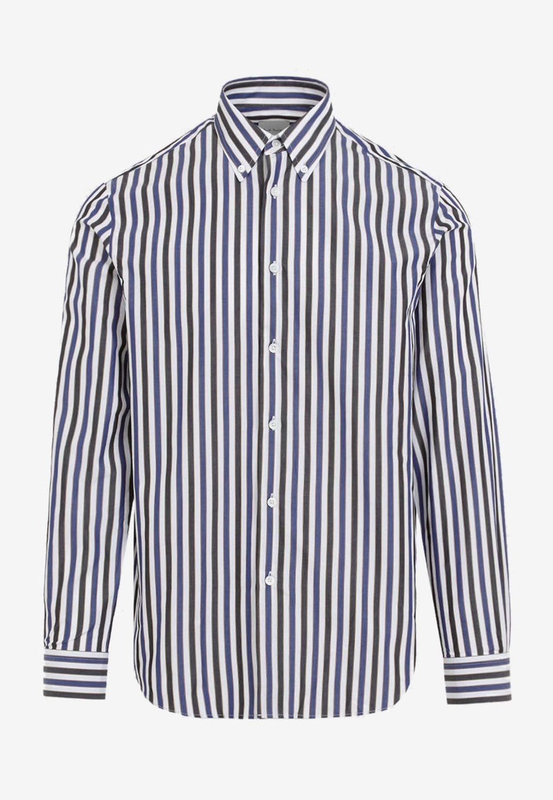 Striped Long-Sleeved Shirt