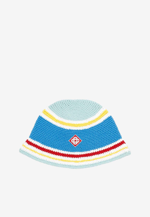 Crochet Striped Bucket Hat