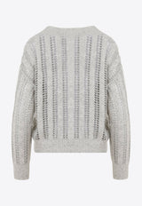 3D Ribbed Knit Sweater