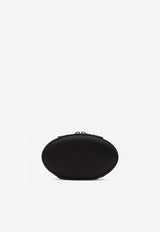 Round Satin Clutch