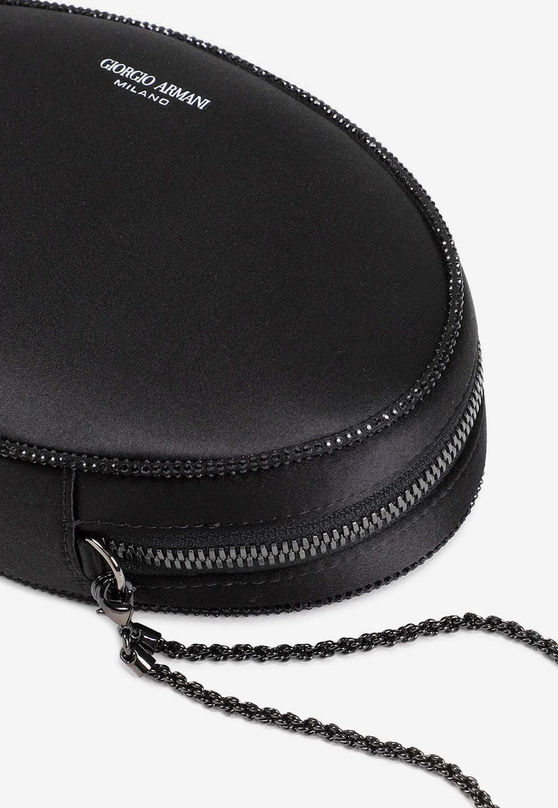 Round Satin Clutch