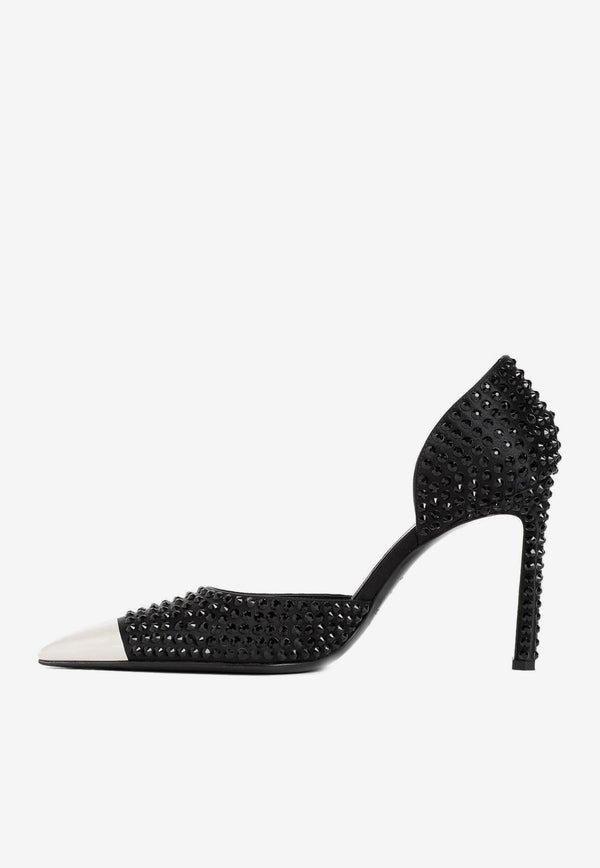 90 Crystal-Embellished Pumps