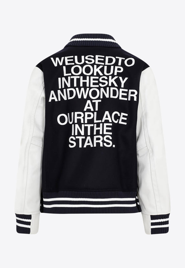 Interstellar Wool Bomber Jacket