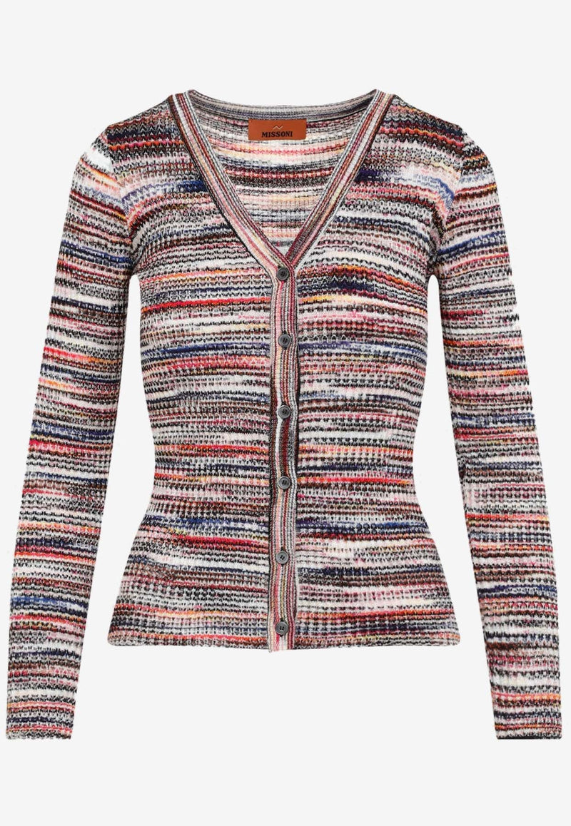 Knitted V-neck Cardigan