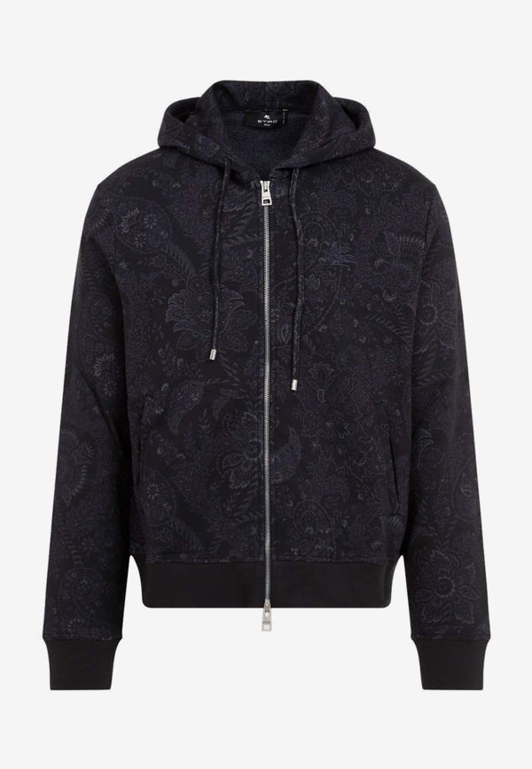 Paisley Zip-Up Hoodie